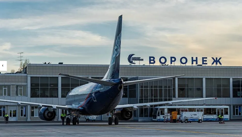 Sân bay Voronezh của Nga. Ảnh: AZERTAG