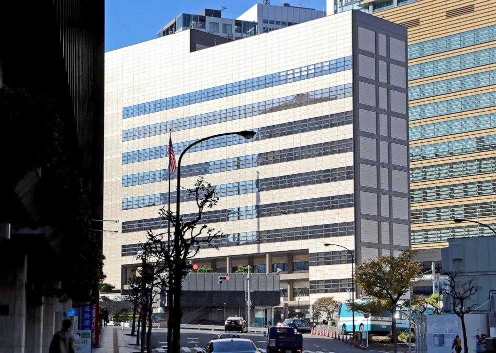 Đại sứ quán Mỹ ở Tokyo (Nhật). Ảnh: ABC NEWS