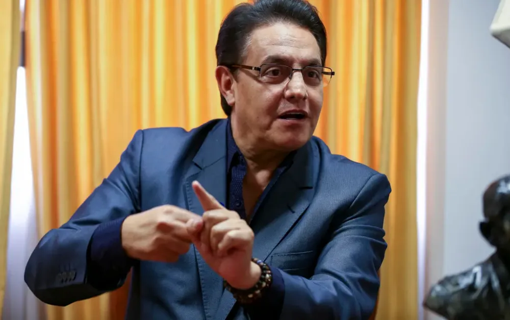 Ông Fernando Villavicencio khi còn sống. Ảnh: EFE ecuador.PNG