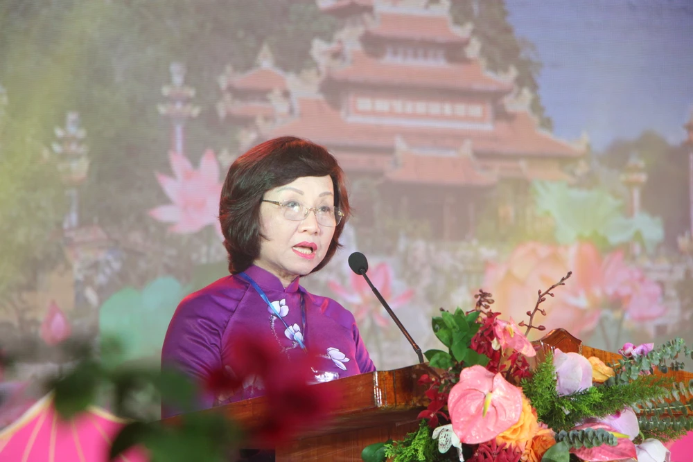 Bà Ngô Thị Kim Yến, Phó Chủ tịch UBND TP Đà Nẵng phát biểu tại lễ khai mạc.Ảnh: NGÔ QUANG Bà Ngô Thị Kim Yến, Phó Chủ tịch UBND TP Đà Nẵng phát biểu tại lễ khai mạc.Ảnh: NGÔ QUANG