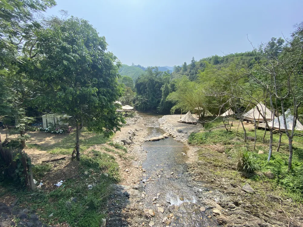 Khu du lịch sinh thái Róc Rách Glamping Ảnh: NGÔ QUANG