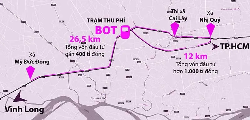 Bộ GTVT: Trạm thu phí Cai Lậy nằm đúng vị trí (!?) - ảnh 1