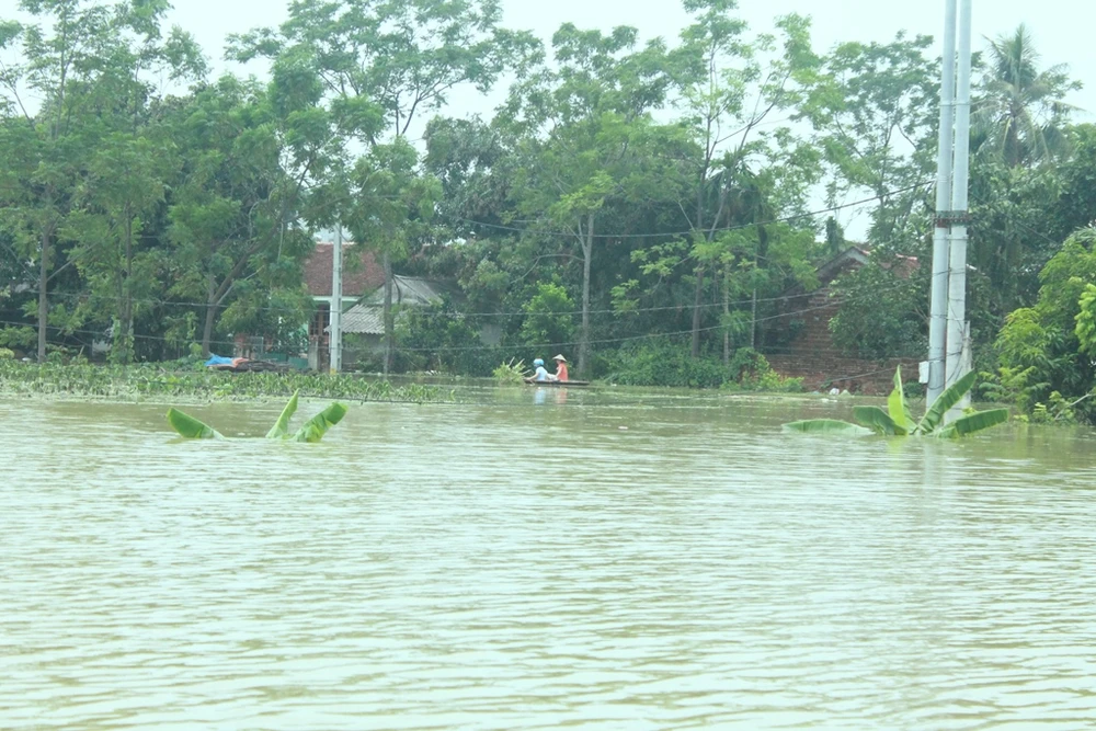 2.700 nhà dân Hà Nội vẫn ngập chìm trong lũ ảnh 1