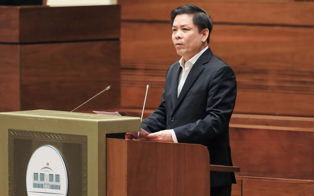 Bộ trưởng Bộ GTVT Nguyễn Văn Thể. Ảnh: THU NGUYỆT