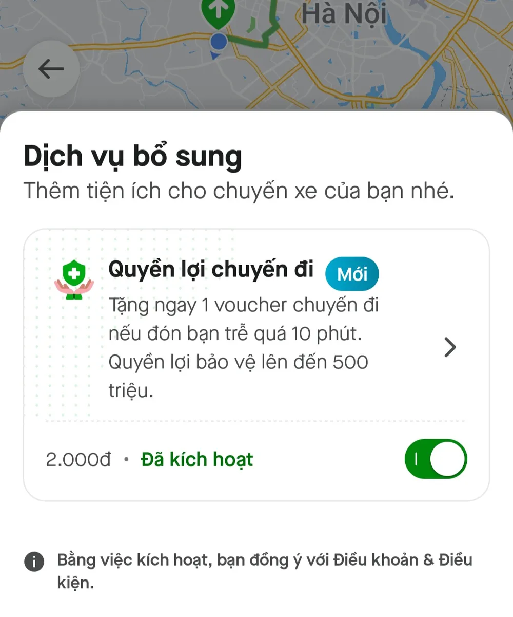 Hành khách có thể chọn đăng ký hoặc huỷ dịch vụ của Gojek. Ảnh: V.LONG hang-xe-cong-nghe-2.jpg