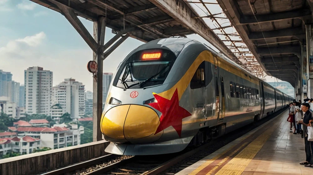 Dự kiến Việt Nam sẽ khởi công dự án đường sắt cao tốc Bắc - Nam vào năm 2027.