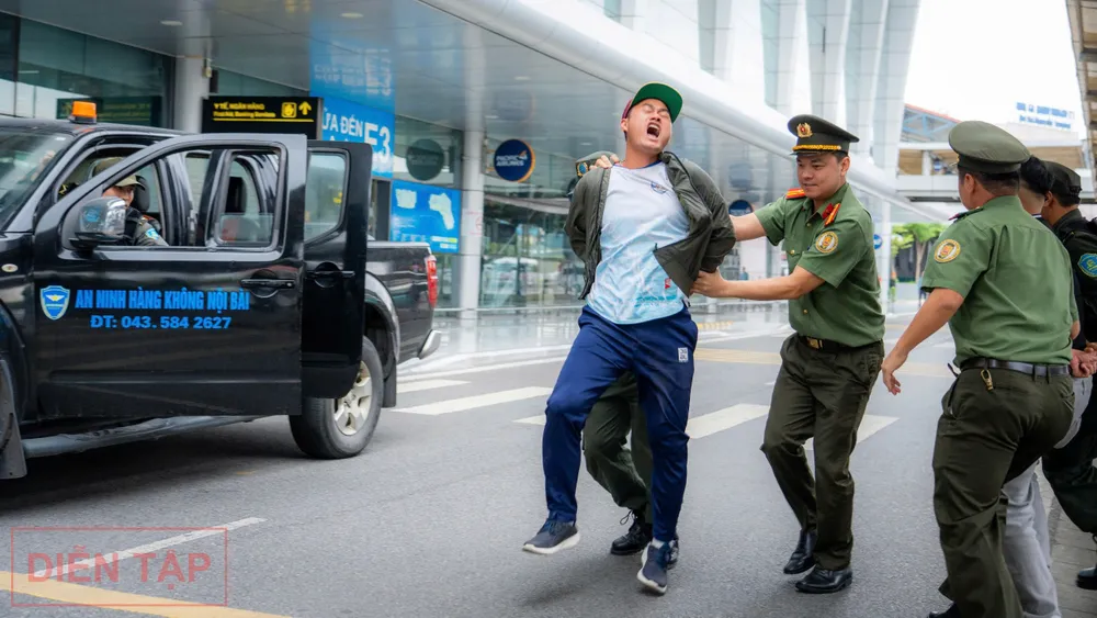 Diễn tập chống khủng bố ở sân bay Nội Bài ảnh 1 sân bay Nội Bài