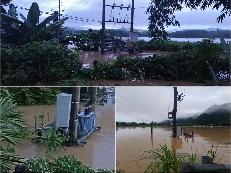 Điện lực miền Bắc tranh thủ từng phút để sớm đóng điện phục vụ người dân.jpg