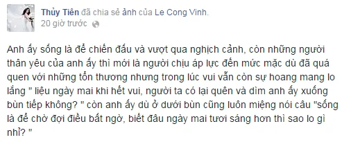 Thủy Tiên muốn khóc theo Công Vinh sau thất bại của tuyển VN