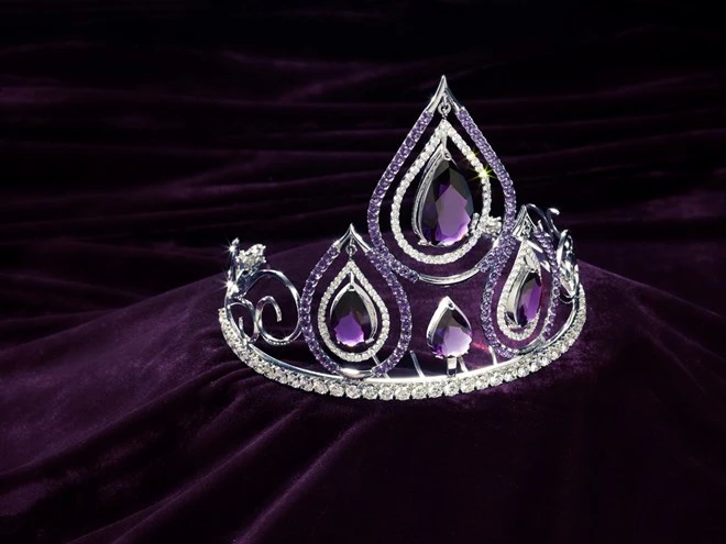 Hình ảnh chiếc vương miện trị giá 1 tỷ đồng của Hoa khôi Áo dài ảnh 1