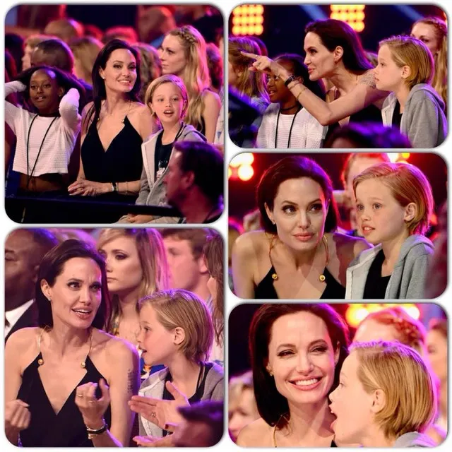 Hình ảnh đẹp của mẹ con Angelina Jolie tại Kids' Choice Awards 2015 ảnh 6
