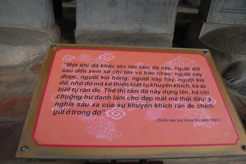 82 Bia Tiến sĩ tại Văn Miếu – Quốc Tử Giám viết gì? ảnh 3