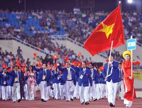 Đoàn thể thao Việt Nam tham dự SEA Games với 570 thành viên ảnh 1 TTVN ra chỉ tiêu 60-70 HCV ở SEA Games 28