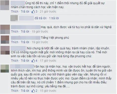 Đề thi “lạ” dịch thơ…tiếng Hà Tĩnh: Bình thường ảnh 2 Đề thi “lạ” dịch thơ…tiếng Hà Tĩnh: Bình thường ảnh 2