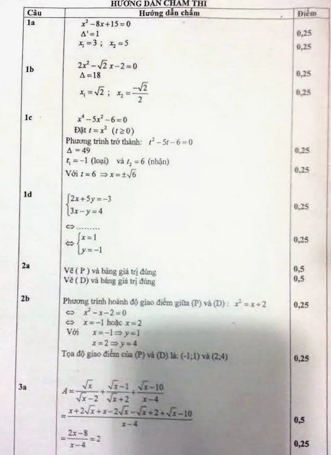 Công bố đáp án chính thức thi tuyển sinh lớp 10 tại TP.HCM ảnh 3