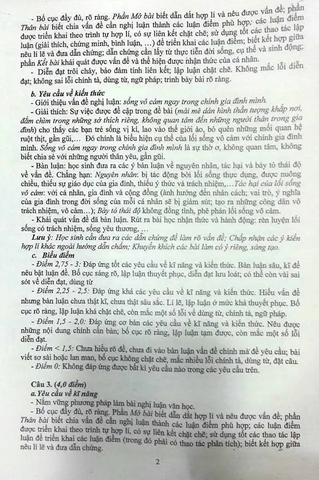 Công bố đáp án chính thức thi tuyển sinh lớp 10 tại TP.HCM ảnh 5
