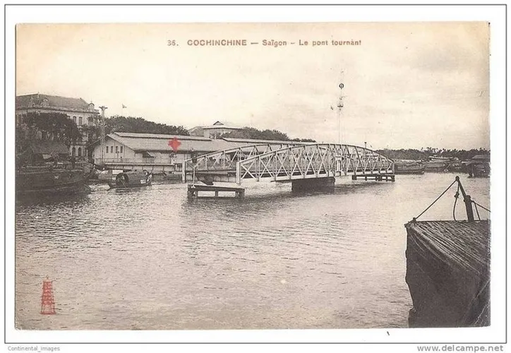 Ảnh hiếm về cây cầu quay độc đáo của Sài Gòn xưa ảnh 6 Ảnh hiếm về cây cầu quay độc đáo của Sài Gòn xưa ảnh 6