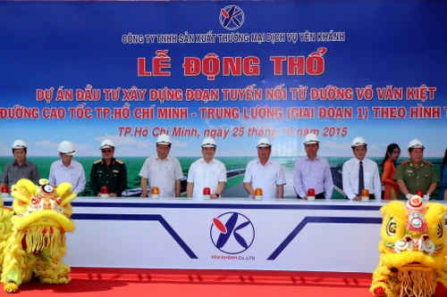 Hình ảnh tại lễ động thổ. Ảnh: VGP/Nguyên Linh