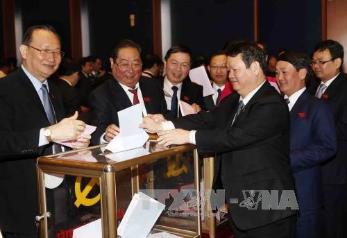 Chùm ảnh: Bầu ban chấp hành Trung ương Đảng khóa XII ảnh 12