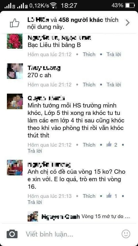 Đề thi ViOlympic quá khó, học sinh bật khóc, giáo viên lo lắng ảnh 3 Đề thi ViOlympic quá khó, học sinh bật khóc, giáo viên lo lắng ảnh 3