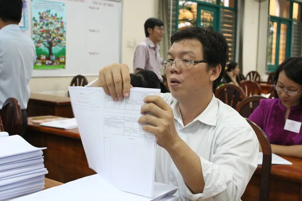 Thí sinh lo lắng trước giờ G ảnh 1 Thí sinh lo lắng trước giờ G ảnh 1