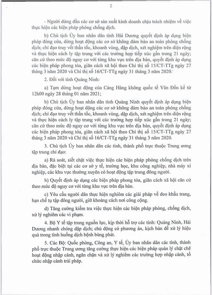 Nhiều ca COVID-19 trong cộng đồng, Thủ tướng có Chỉ thị khẩn ảnh 2