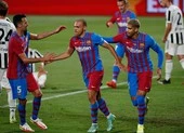 Barca thắng trận đầu tiên sau khi chia tay đội trưởng Messi