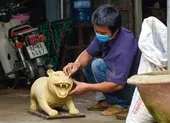 Ấm lòng bát nước chè xanh ảnh 2 Thợ gốm 'nặn' 6 tượng hổ đứng, nằm, vồ, ngồi...đón Tết Nhâm Dần