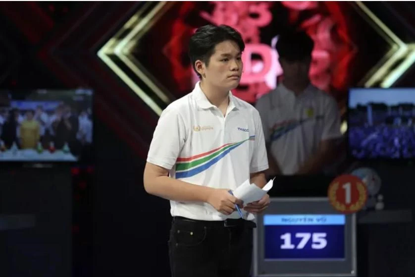 Thí sinh Bùi Anh Đức. Ảnh: VTV