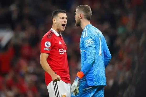 De Gea được Sofascore chấm 7,9 điểm, chỉ sau Diogo Dalot (8,1 điểm). Ảnh: GETTY