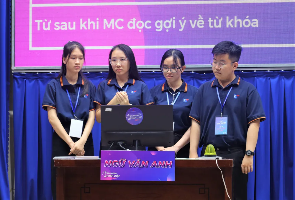 Đội thi của khoa Ngữ văn Anh