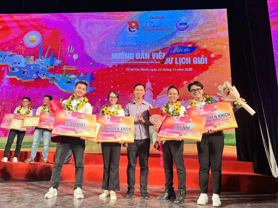 Đội thi đến từ Khoa Du lịch - Trường ĐH KH-XH&amp;NV, ĐHQG TP.HCM thắng lớn. Ảnh: DL