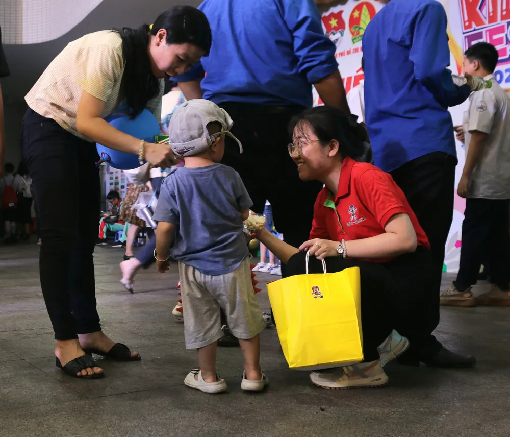 Lễ hội là sân chơi bổ ích cho tất cả thiếu nhi TP.HCM. Ảnh: Thiện Hợp Lễ hội là sân chơi bổ ích cho tất cả thiếu nhi TP.HCM. Ảnh: Thiện Hợp