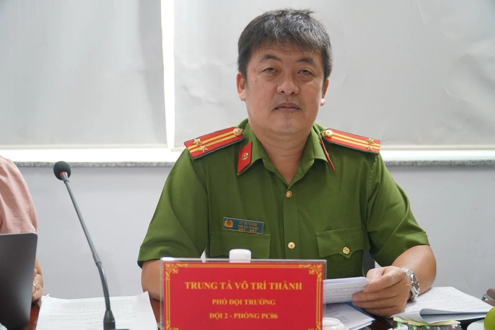 Trung tá Võ Trí Thành, Phó đội trưởng Đội 2 - PC06 vo tri thanh.jpg