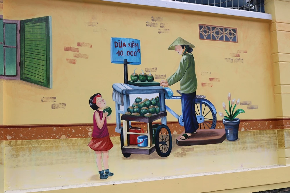 hững chiếc xe bán dừa chúng ta vẫn thấy hàng ngày