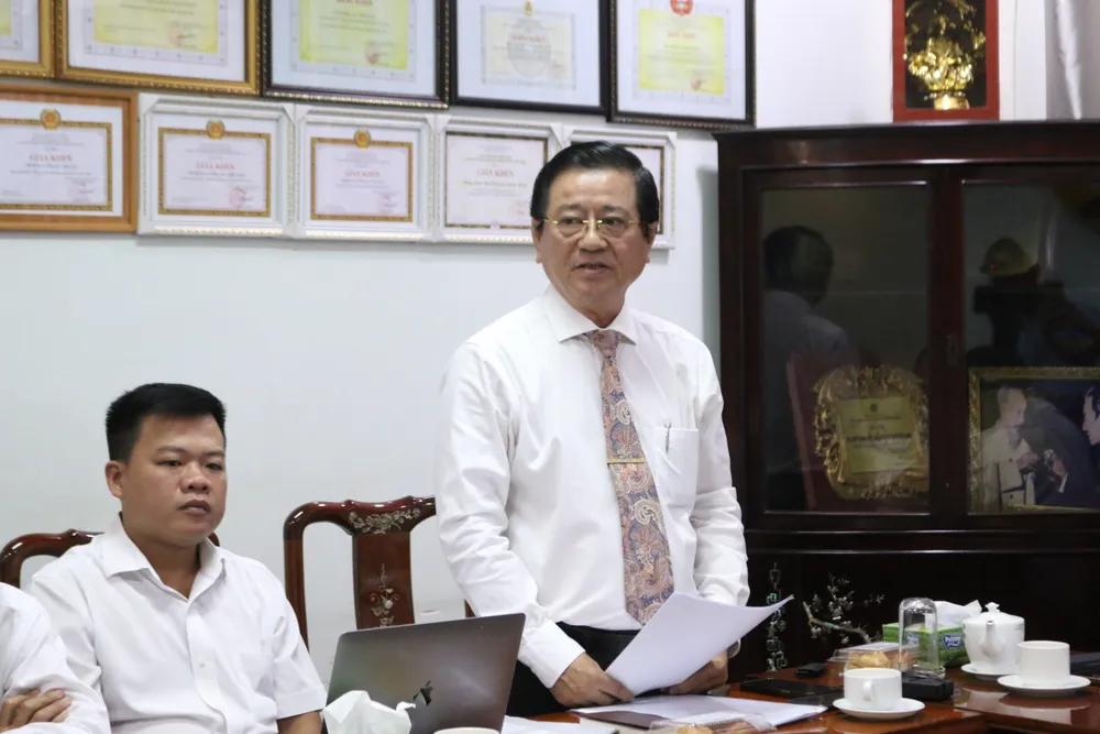 Luật sư Nguyễn Văn Hậu nêu ý kiến việc phòng, chống tham nhũng. Ảnh: THANH TUYỀN