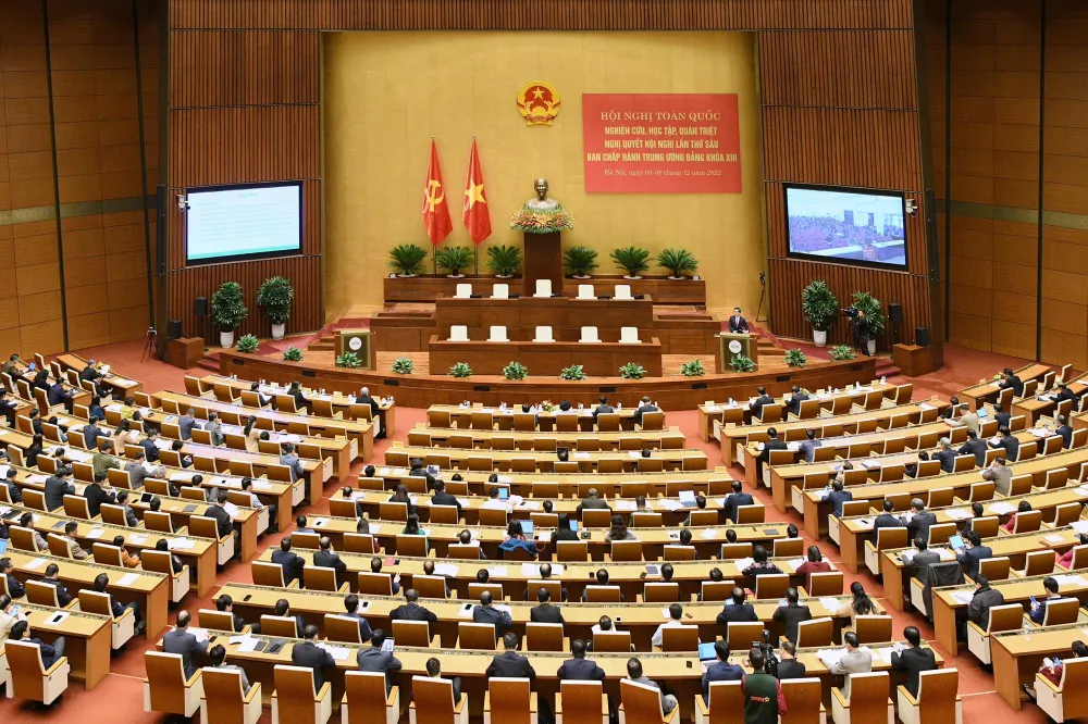  Ông Võ Văn Thưởng chỉ những mặt còn hạn chế trong sử dụng, đánh giá cán bộ ảnh 1