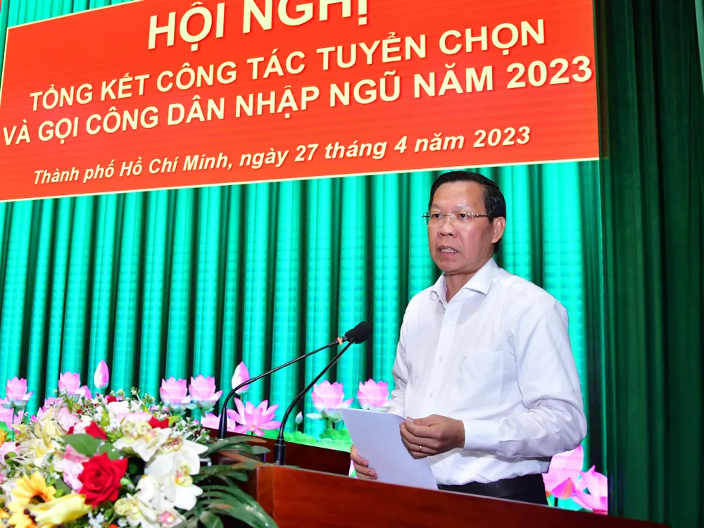 Chủ tịch UBND TP.HCM: Quân nhân xuất ngũ là nguồn nhân lực cho hệ thống chính trị ảnh 1