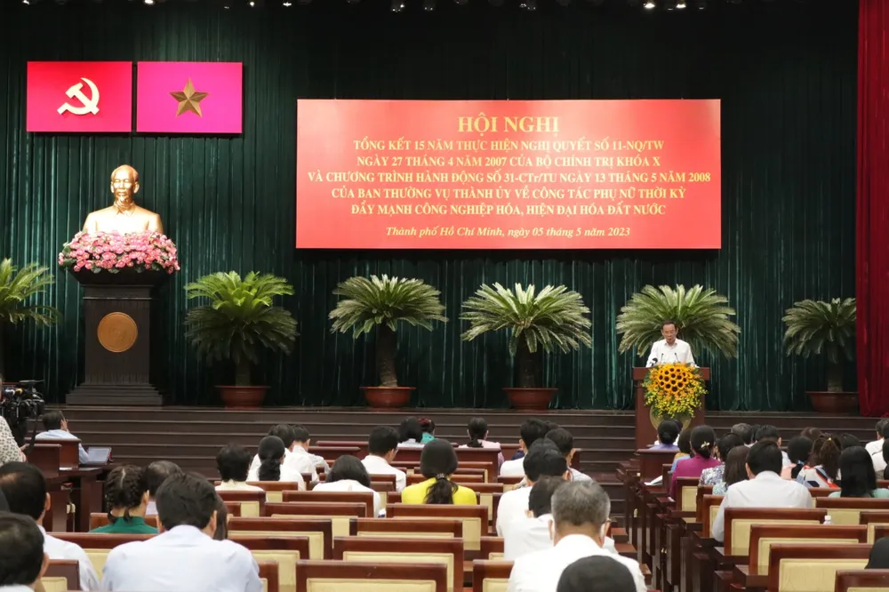 Bí thư Nguyễn Văn Nên: TP.HCM tiếp tục có cơ chế, chính sách để cán bộ nữ cống hiến ảnh 1 Bí thư Nguyễn Văn Nên: TP.HCM tiếp tục có cơ chế, chính sách để cán bộ nữ cống hiến ảnh 1