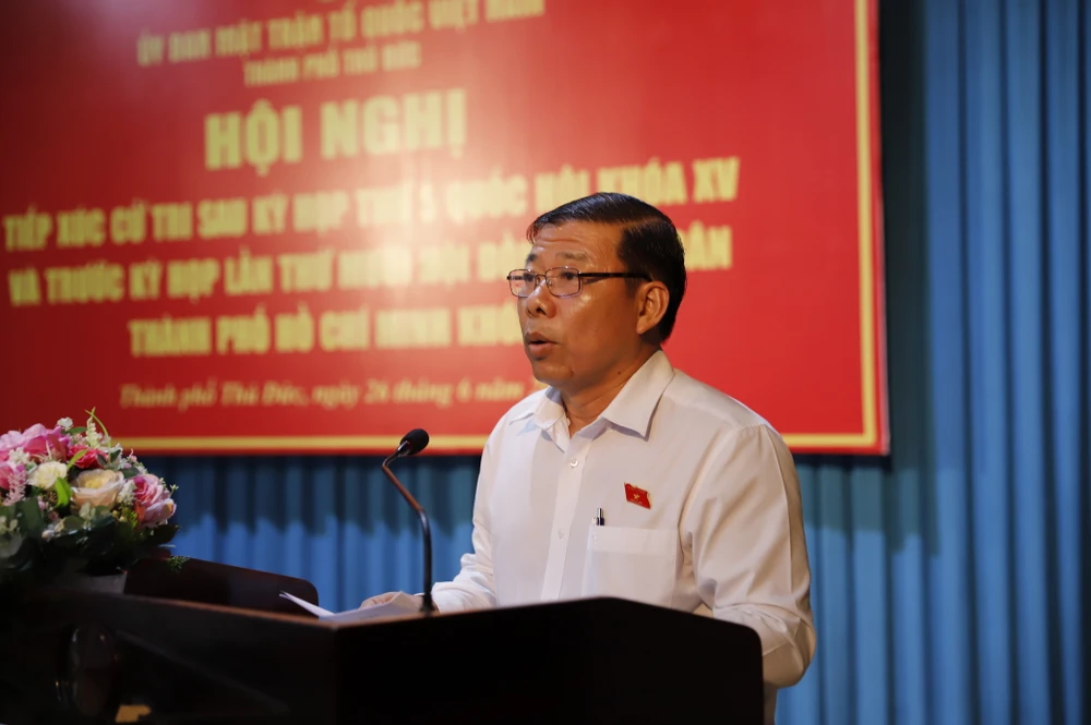 Cử tri TP Thủ Đức mong chính quyền sớm bắt tay thực hiện Nghị quyết mới ảnh 1