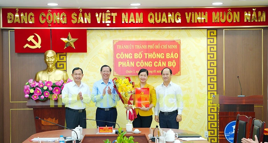 Thành ủy TP.HCM phân công cán bộ phụ trách Đảng bộ quận 1
