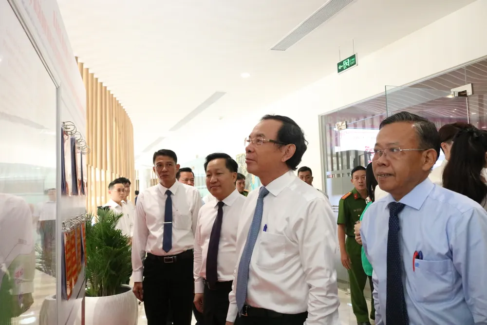 Bí thư TP.HCM Nguyễn Văn Nên dự lễ sắp xếp khu phố mới tại TP Thủ Đức