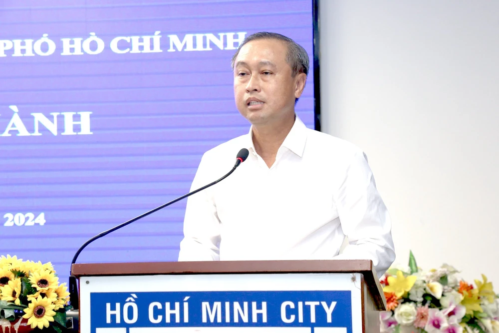 Ông Huỳnh Thanh Nhân phát biểu nhận nhiệm vụ. Ảnh: P.A Ông Huỳnh Thanh Nhân làm Chủ tịch Hội Hữu nghị Việt Nam - Nhật Bản TP.HCM-ông-huynh-thanh-nhanh-lan-chu-tich-hoi-viet-nhat.jpg