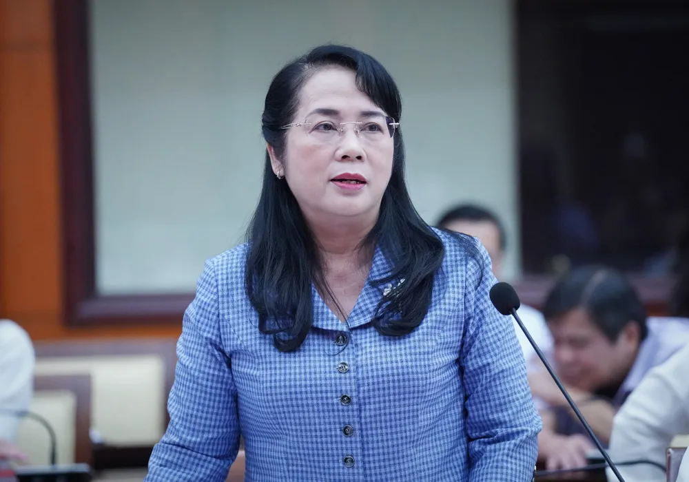 Bà Trần Kim Yến nêu ý kiến của người dân TP.HCM tại Hội nghị lần thứ 31 Ban Chấp hành Đảng bộ TP.HCM khóa XI, nhiệm kỳ 2020-2025 vào ngày 14-6 vừa qua. Ảnh: THUẬN VĂN Bà Trần Kim Yến làm Chủ nhiệm Ủy ban Kiểm tra Thành ủy TP.HCM-chu-nhiem-uy-ban-kiem-tra-thanh-uy-tphcm-tran-kim-yen.jpg