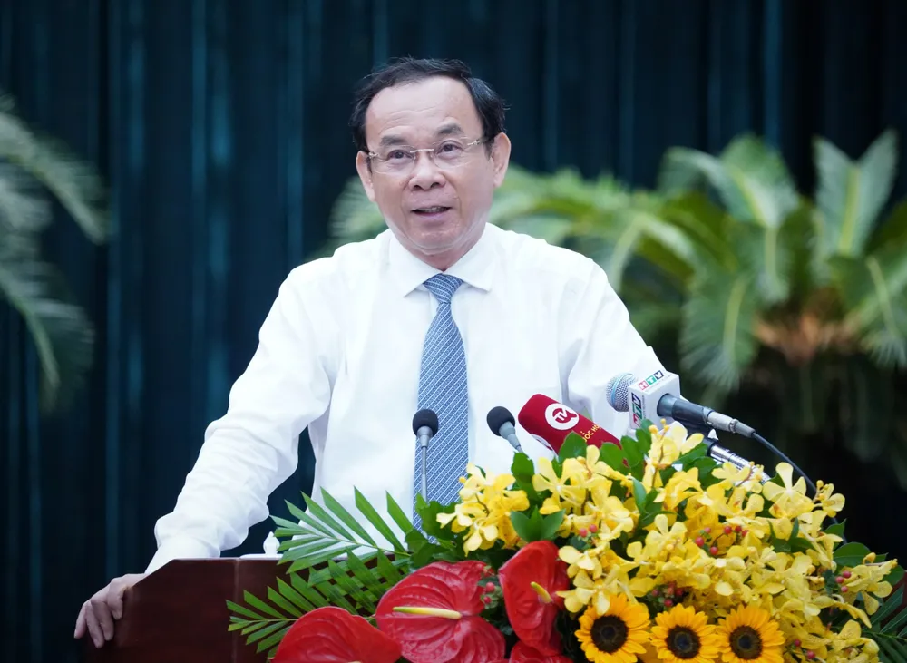 Bí thư Thành ủy TP.HCM Nguyễn Văn Nên đã có phát biểu định hướng.-bi-thu-nguyen-van-nen-phan-cap-tphcm.jpg
