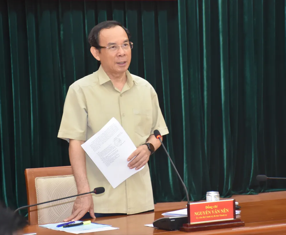 Bí thư Thành ủy TP.HCM: Tiếp tục khắc phục bất cập trong cơ chế về đấu thầu, đấu giá... -bi-thu-nguyen-van-nen-cai-cach-tu-phap.JPG