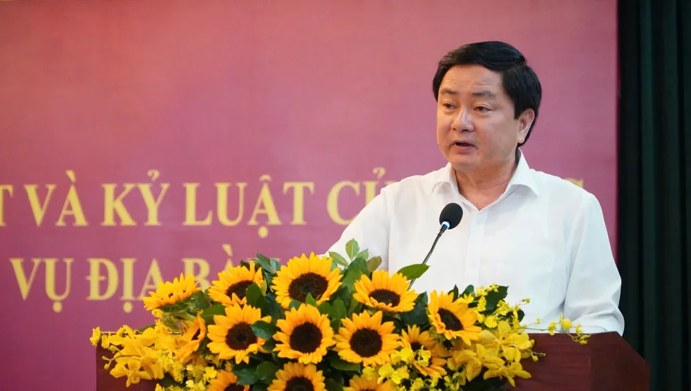 Phó Chủ nhiệm UBKT Trung ương: Giải quyết dứt điểm khiếu nại liên quan đến nhân sự đại hội Đảng các cấp-giam-sat-thi-hanh-ki-luat-dang-UBKTTU-9-thang.jpg