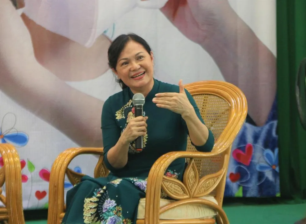 Bác sĩ Nguyễn Lan Hải nhắc đến hai nguyên tắc vàng để trẻ bảo vệ chính mình, phòng tránh xâm hại tình dục. Ảnh: THẢO PHƯƠNG