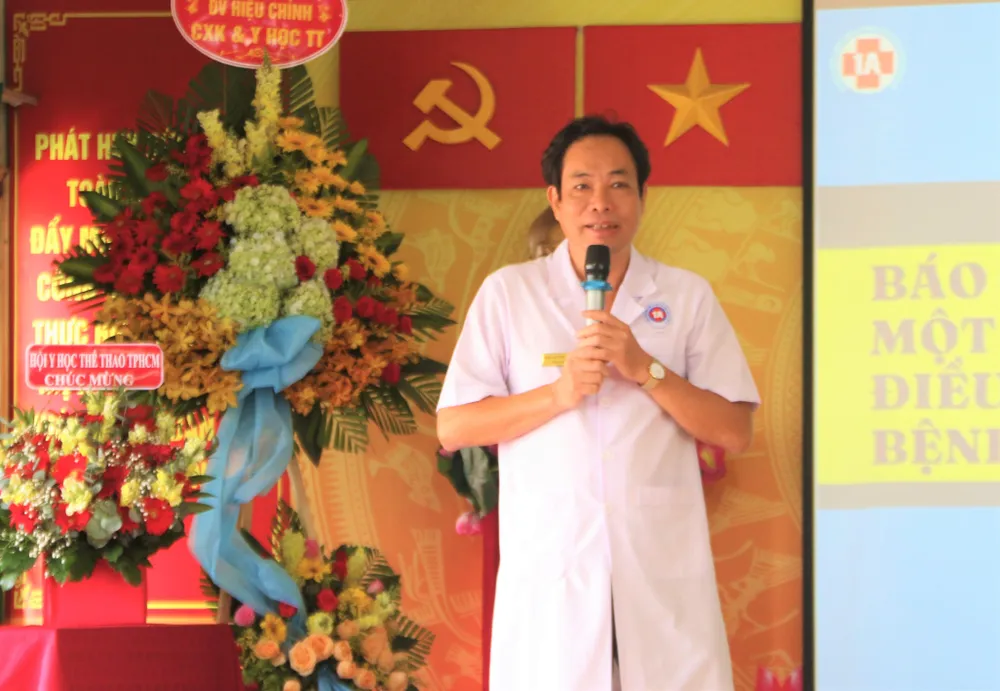 TS. BS Đỗ Trọng Ánh - Giám đốc Bệnh viện 1A. Ảnh: THẢO PHƯƠNG