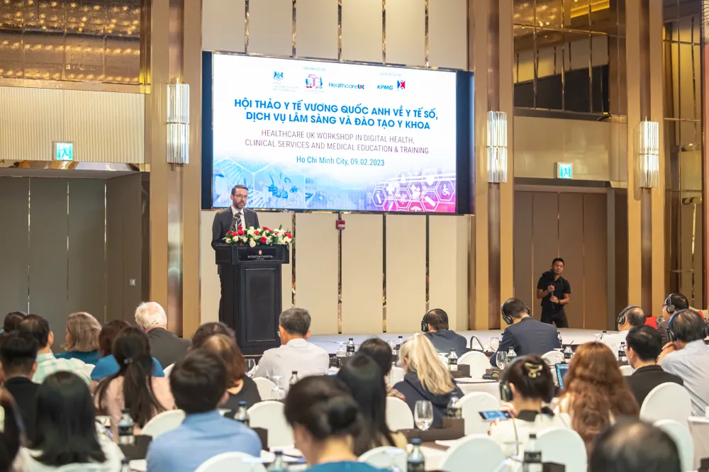 Hội thảo Y tế số do Tổng lãnh sự quán Anh tổ chức. Ảnh: BTC